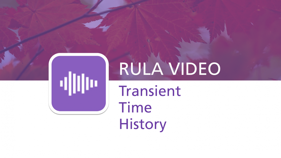 New Trainig Video "Transient Time History Vibration Test: Usage and Setup"