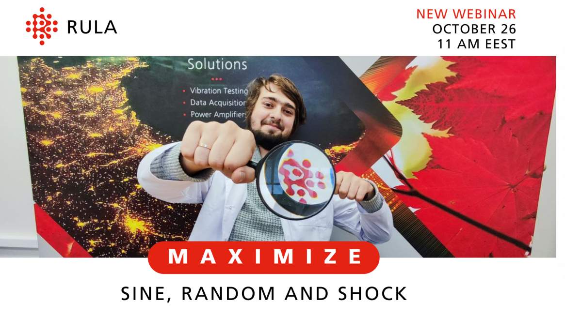 New Webinar "MAXIMIZE Sine, Random and Shock"