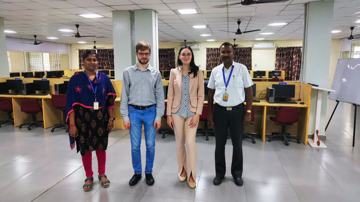 RULA team's visit to a top-ranking SRM University in India 