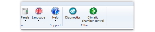 Climatic Chamber Integration Features — the Climatic Chamber button
